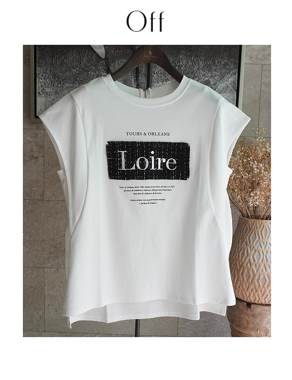 ツイードロゴシルケットトップス(52158)