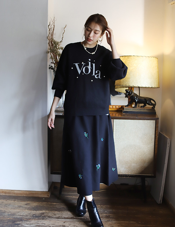 パールロゴニットトップス(52243L)