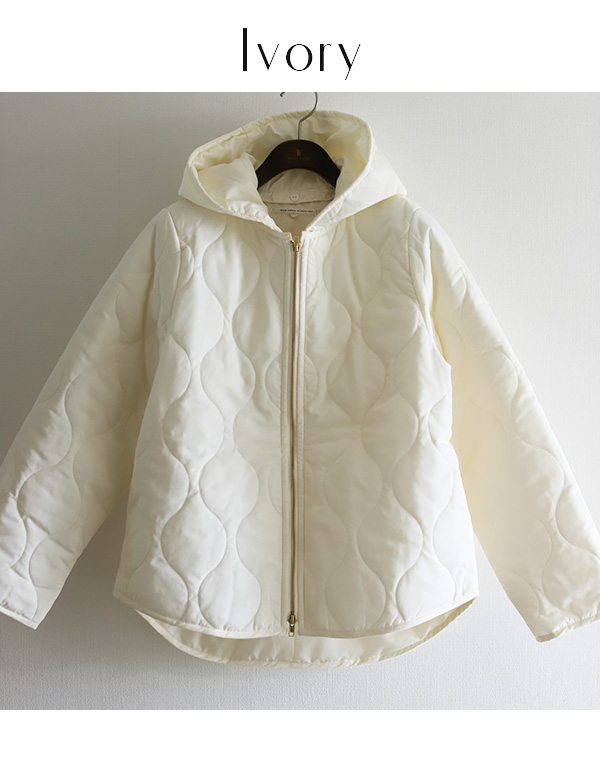 キルティングベスト付コート(22-0120)