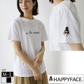 HAPPYFACEプリントTシャツ(EM003)【メール便】