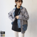 デニムドッキングニットカーディガン(KY-4523)