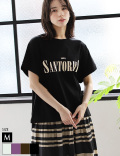 箔プリントルーズTシャツ(25-0471)【メール便】