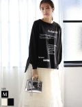 ロゴビッグロングTシャツ(980-22101)