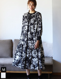 プリントティアードワンピース(32424S)