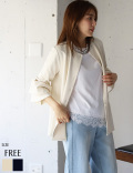 ラッフルスリーブジョーゼット羽織り(181511)