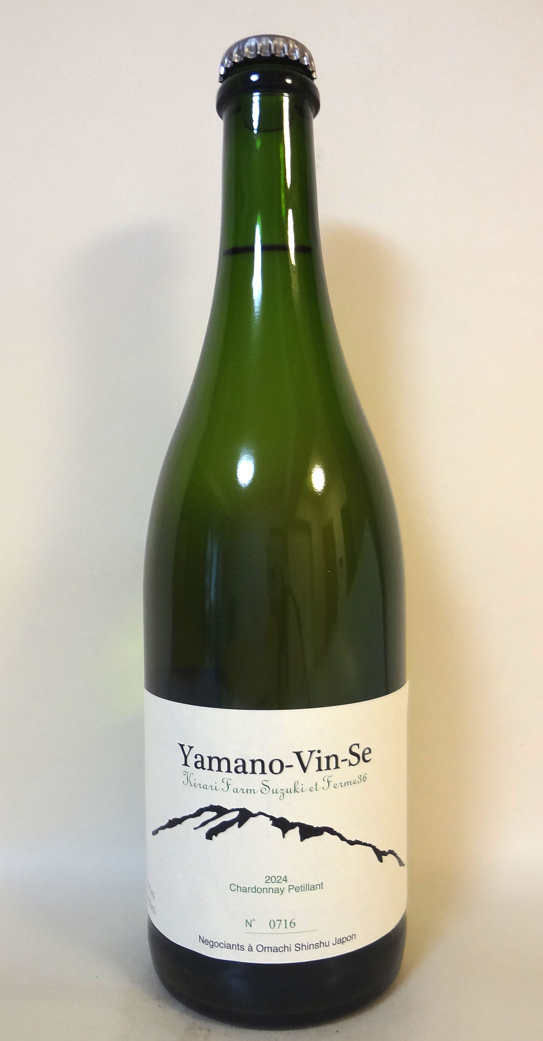 山のヴァンセ シャルドネ ペティアン（白・微発泡）【2024】Ferme36（フェルム・サンロク）