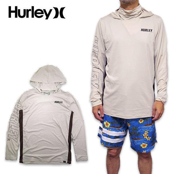 ハーレー/HURLEY/水着/ラッシュガード/Tシャツ/長袖/メンズ