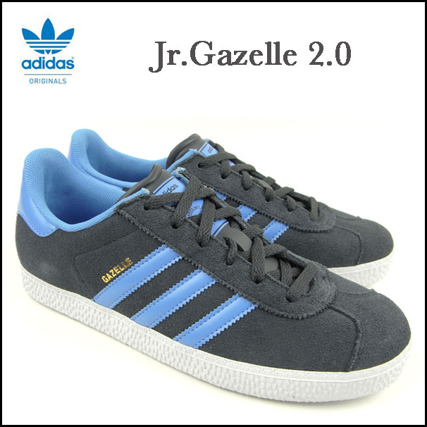 アディダス/adidas/スニーカー/キッズ/ガゼール/ジュニア/子供/オリジナルス/GAZELLE 2.0/チャコール/originals/Q22887