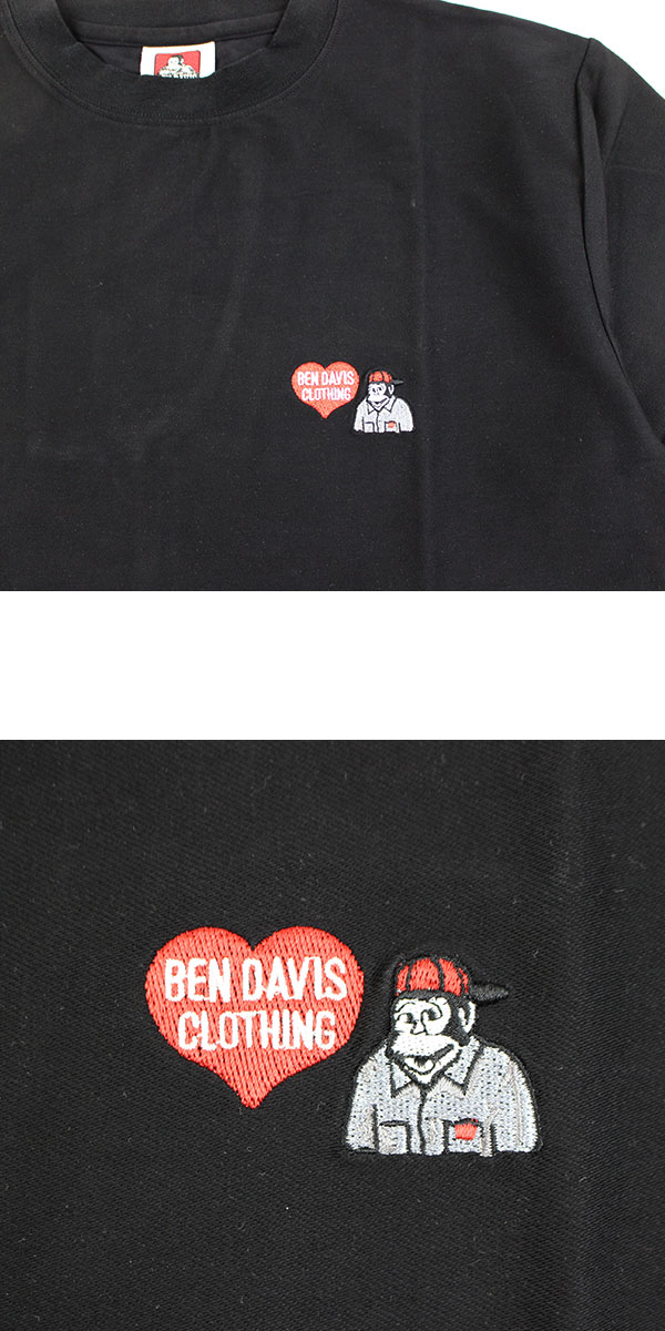 ベンデイビス BEN DAVIS クール Tシャツ メンズ レディース 接触冷感 半袖 COOLER GORILLA EMB TEE UVカット C-26580033 国内正規品