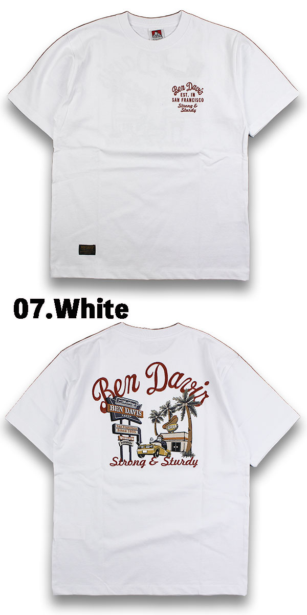 ベンデイビス BEN DAVIS Tシャツ メンズ レディース 半袖 刺繍 スーベニア ベトジャン オーバーサイズ SOUVENIR EMB TEE C-25580065