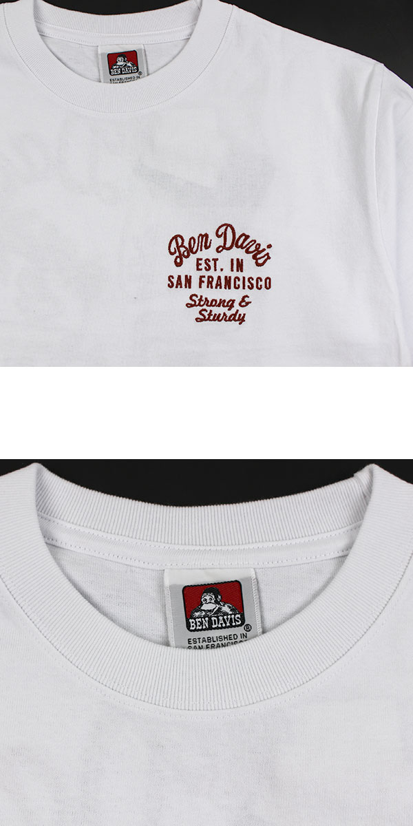 ベンデイビス BEN DAVIS Tシャツ メンズ レディース 半袖 刺繍 スーベニア ベトジャン オーバーサイズ SOUVENIR EMB TEE C-25580065