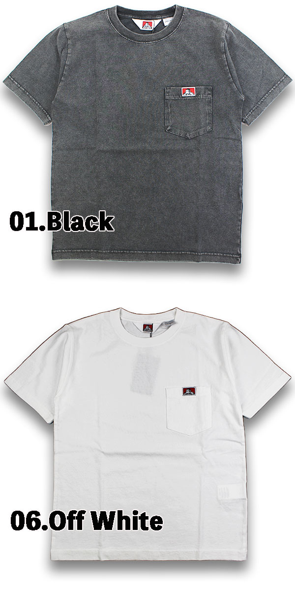 BEN DAVIS ベンデイビス ヴィンテージ ポケットTシャツ 半袖 POCKET ピグメント加工 C-26580042