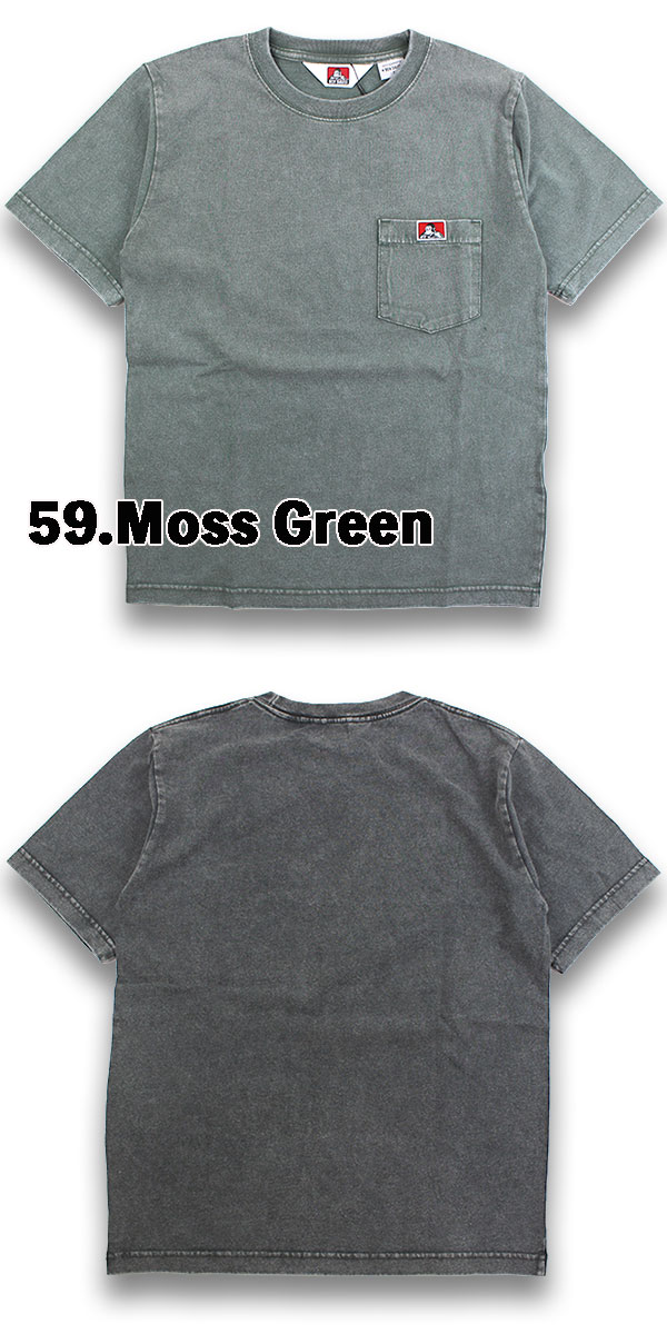 BEN DAVIS ベンデイビス ヴィンテージ ポケットTシャツ 半袖 POCKET ピグメント加工 C-26580042