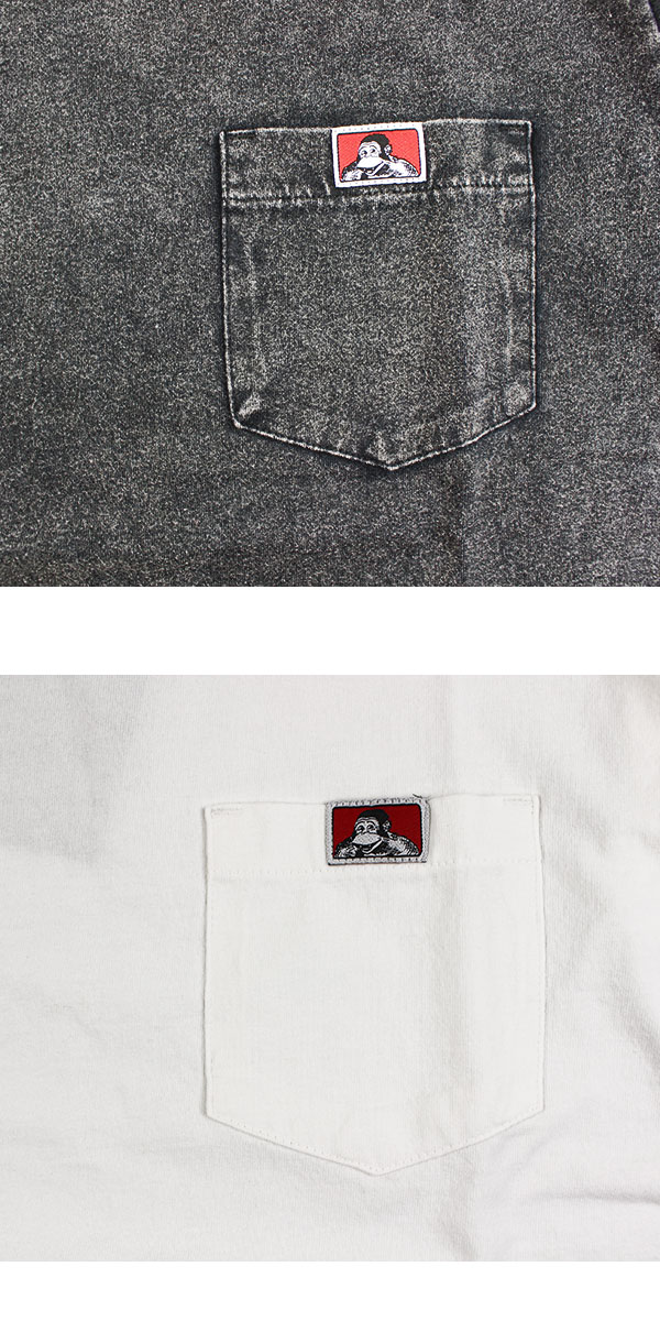 BEN DAVIS ベンデイビス ヴィンテージ ポケットTシャツ 半袖 POCKET ピグメント加工 C-26580042