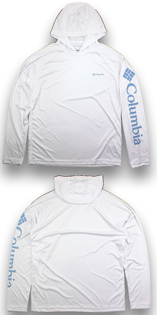 コロンビア ラッシュガード メンズ Columbia Fork Stream Hoodie 1693581 パーカー 長袖 UPF50 UVカット