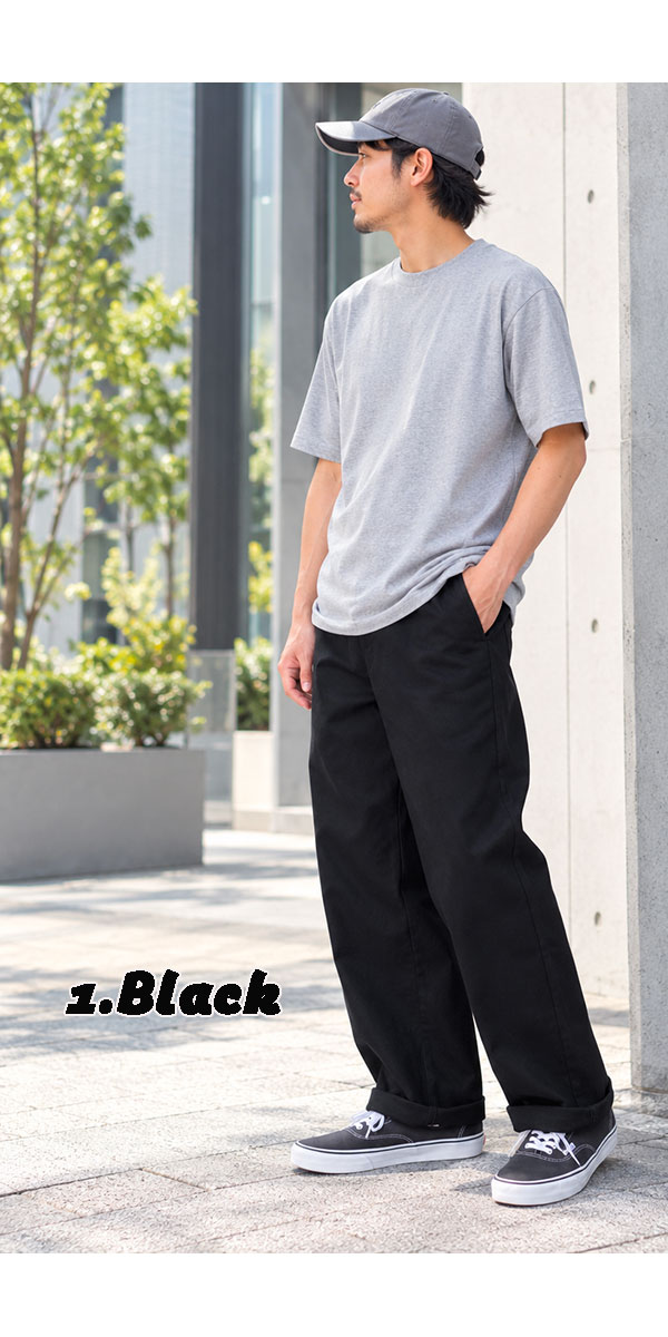 ディッキーズ 877 ワークパンツ メンズ Dickies DB2037 ルーズフィット TCツイル レングス 30インチ チノパン