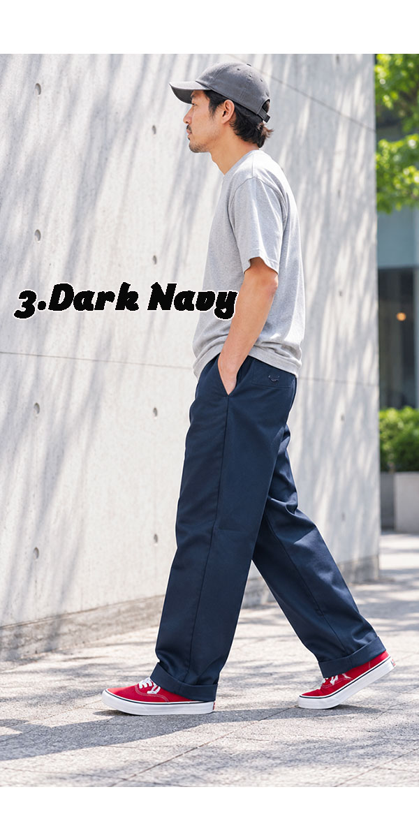 ディッキーズ 877 ワークパンツ メンズ Dickies DB2037 ルーズフィット TCツイル レングス 30インチ チノパン