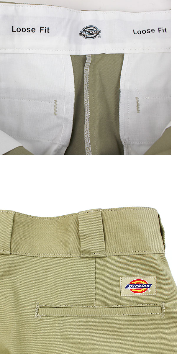 ディッキーズ 877 ワークパンツ メンズ Dickies DB2037 ルーズフィット TCツイル レングス 30インチ チノパン