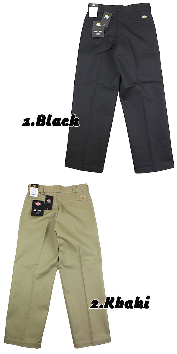 ディッキーズ 877 ワークパンツ メンズ Dickies DB2037 ルーズフィット TCツイル レングス 30インチ チノパン