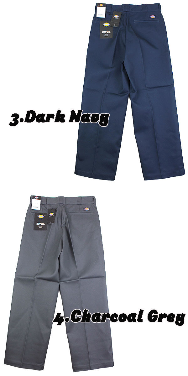 ディッキーズ 877 ワークパンツ メンズ Dickies DB2037 ルーズフィット TCツイル レングス 30インチ チノパン