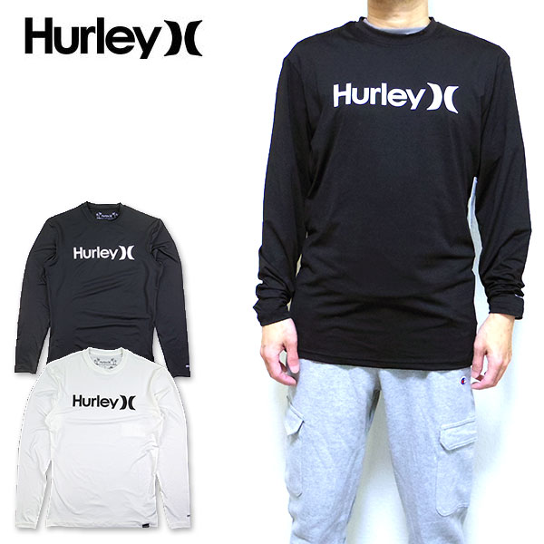 ハーレー HURLEY 水着 ラッシュガード Tシャツ 長袖 速乾 メンズ