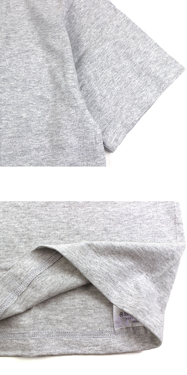 ヘインズ ビーフィー Tシャツ Hanes BEEFY-T 2枚組 メンズ レディース 2P グレー 半袖 厚手 ヘビー クルーネック パックT 無地 H5180-2
