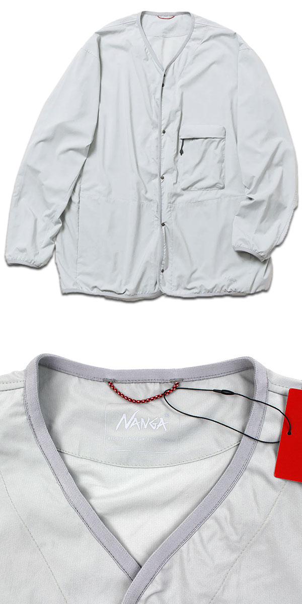 ナンガ NANGA ノーカラー ジャケット
