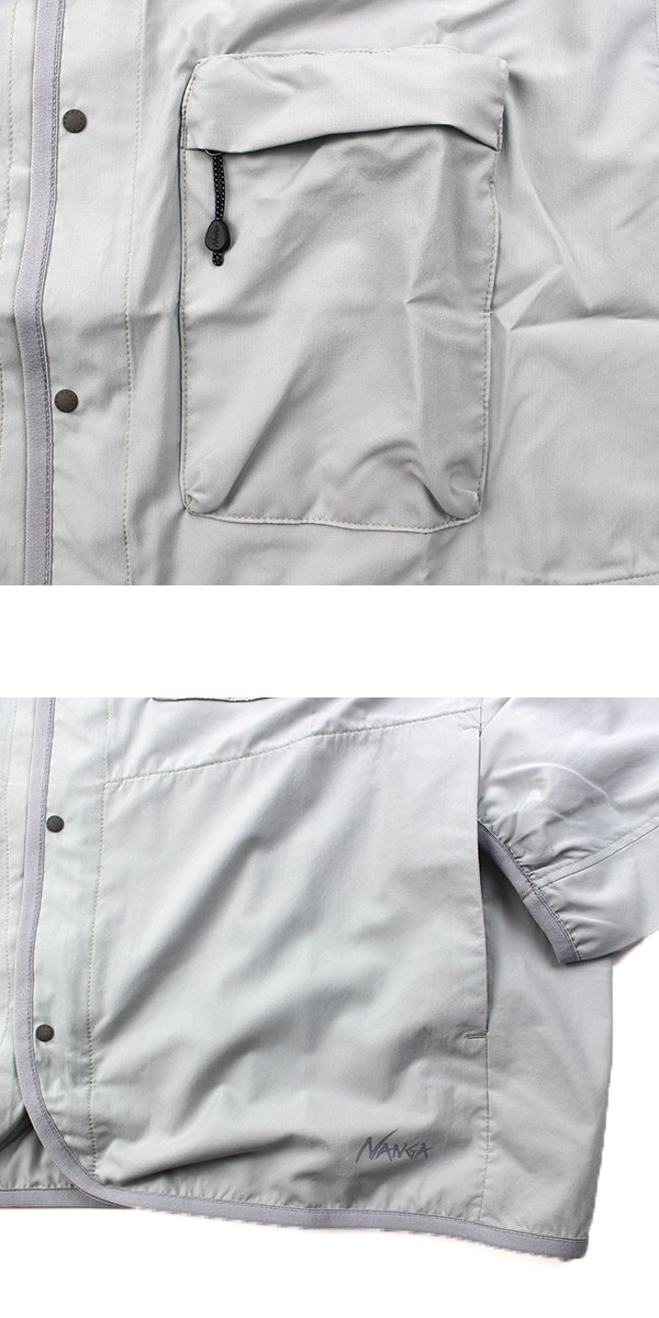 ナンガ NANGA ノーカラー ジャケット