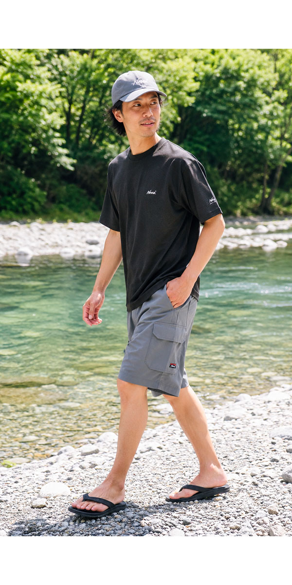 ナンガ NANGA ラッシュガード Tシャツ メンズ AirFlex RASH GUARD TEE N2610-1M154A 水陸両用 半袖 UVカット 吸水速乾