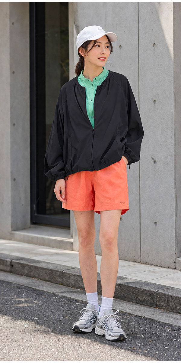 NANGA ナンガ ノーカラージャケット レディース 軽量 撥水 EXCURSION NO COLLAR JACKET W N2611-1A084B SHADOW RIP 春夏 アウター