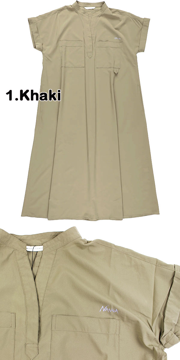 NANGA ナンガ ワンピース レディース EXCURSION DRESS エクスカーション ドレス 軽量 速乾 UVカット SHADOW RIP 半袖