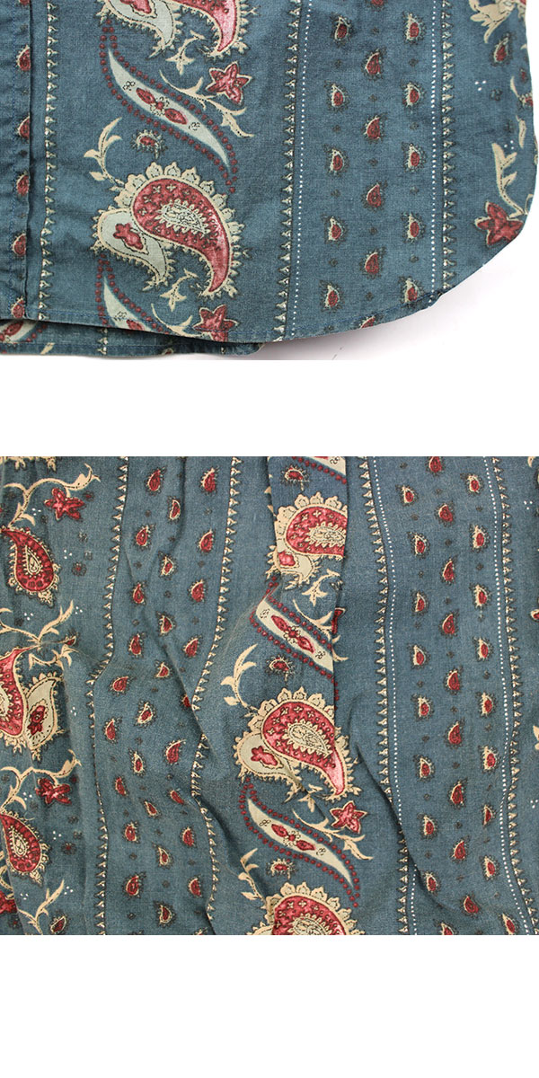 ラルフローレン シャツ ペイズリー 総柄