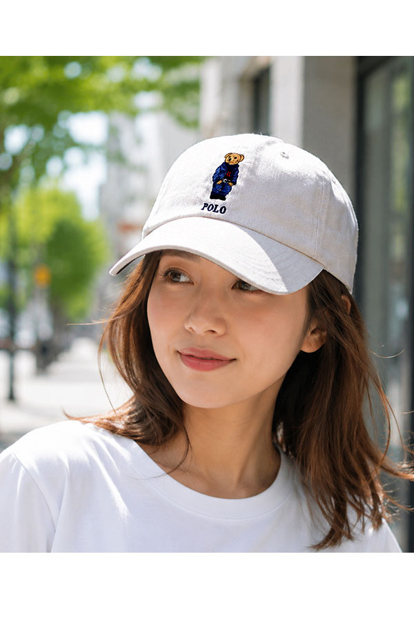 ラルフローレン ポロベア キャップ Ralph Lauren PT0149 リネン 麻 帽子