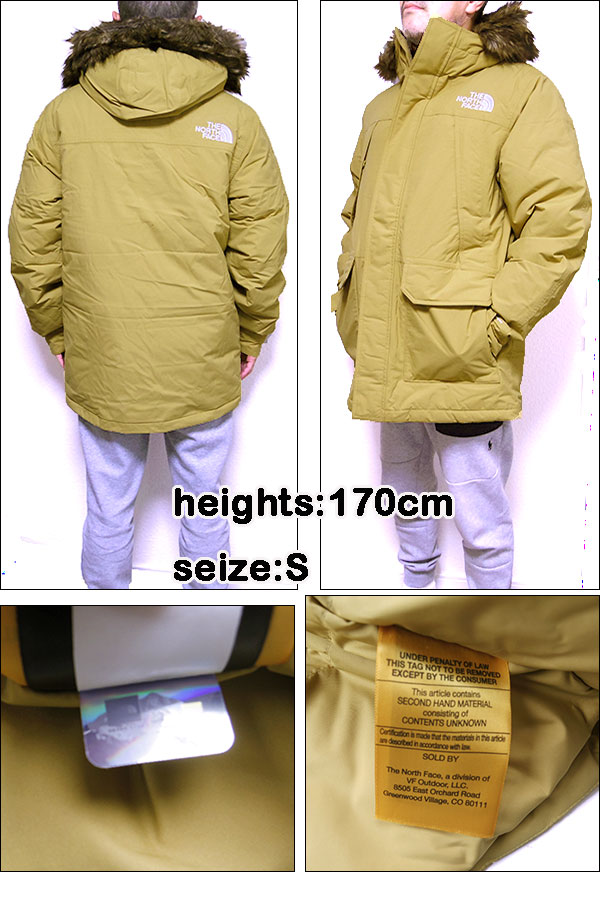 ノースフェイス ダウン メンズ マクマードパーカ McMurdo Parka