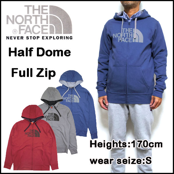 ノースフェイス パーカー メンズ THE NORTH FACE HALF DOME FULL ZIP スウェット ロゴ ノースフェイス パーカー メンズ THE NORTH FACE HALF DOME FULL ZIP スウェット ロゴ