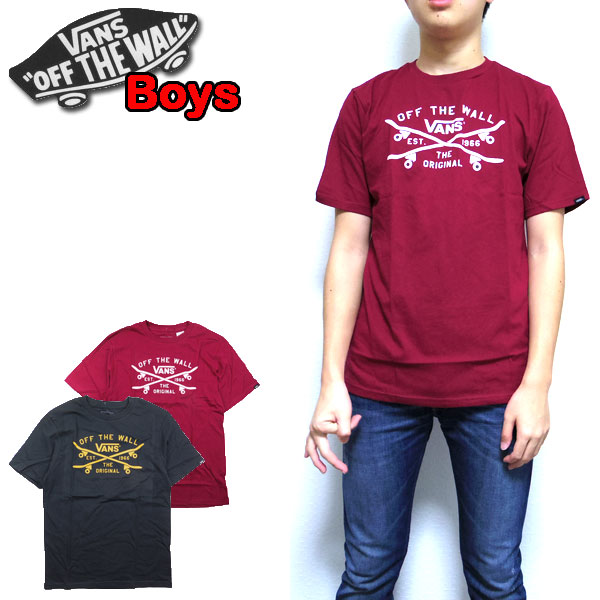 VANS/バンズ/キッズ/Tシャツ/キッズ/ボーイズ/BOYSCLASSICLOGOTEE/ジュニア/クラシックロゴティーシャツ/半袖