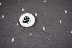 予約販売　12月中旬発送開始　Rechercheオリジナル布　綿40ソフトスムース　雫