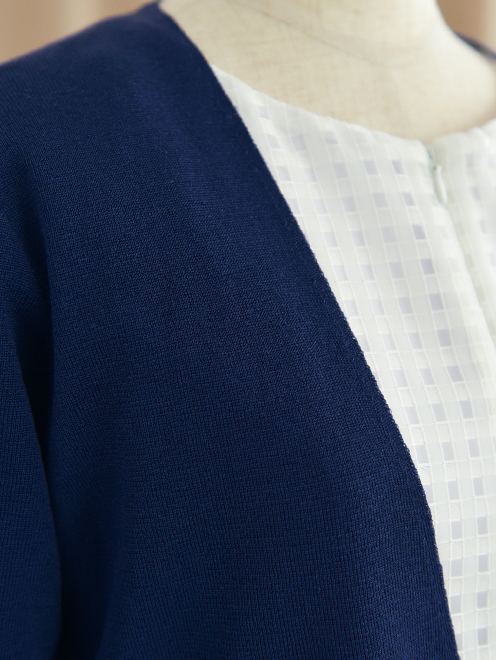 スカラップ カーディガン ジョイフル［UVケア］】1004 お色展開