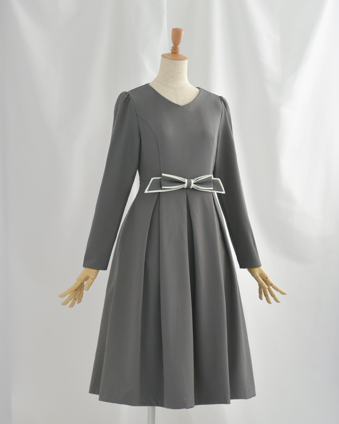 アンドマリー ロジーナリボンドレス ブラウン アンドマリー ロジーナリボンドレス ブラウン アンドマリー