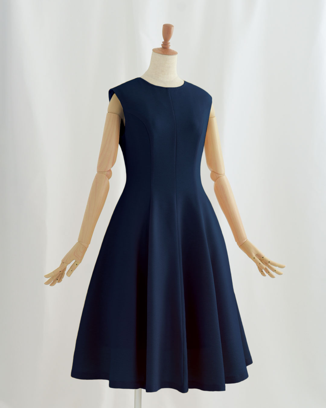 スペシャリテ【シェール フレア ワンピース】お色展開：イエロー