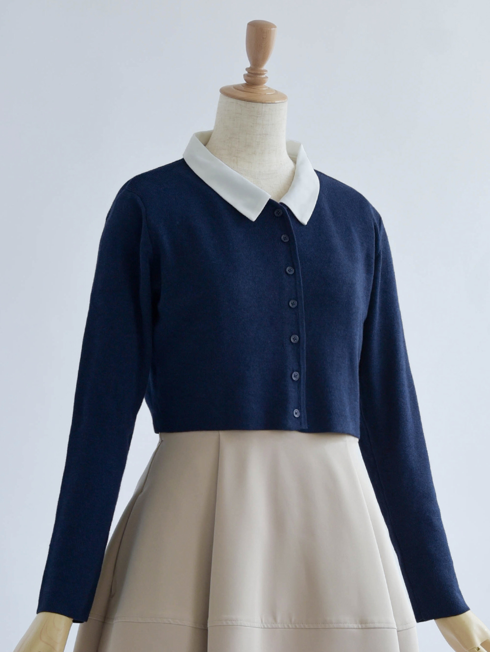 riri♡ 【即購入可能】、カーディガン、ライトブルー、ページ2枚まとめ LILASIC/SAH35007/リラシク/2WAYカーディガン/ニットカーディガン/春