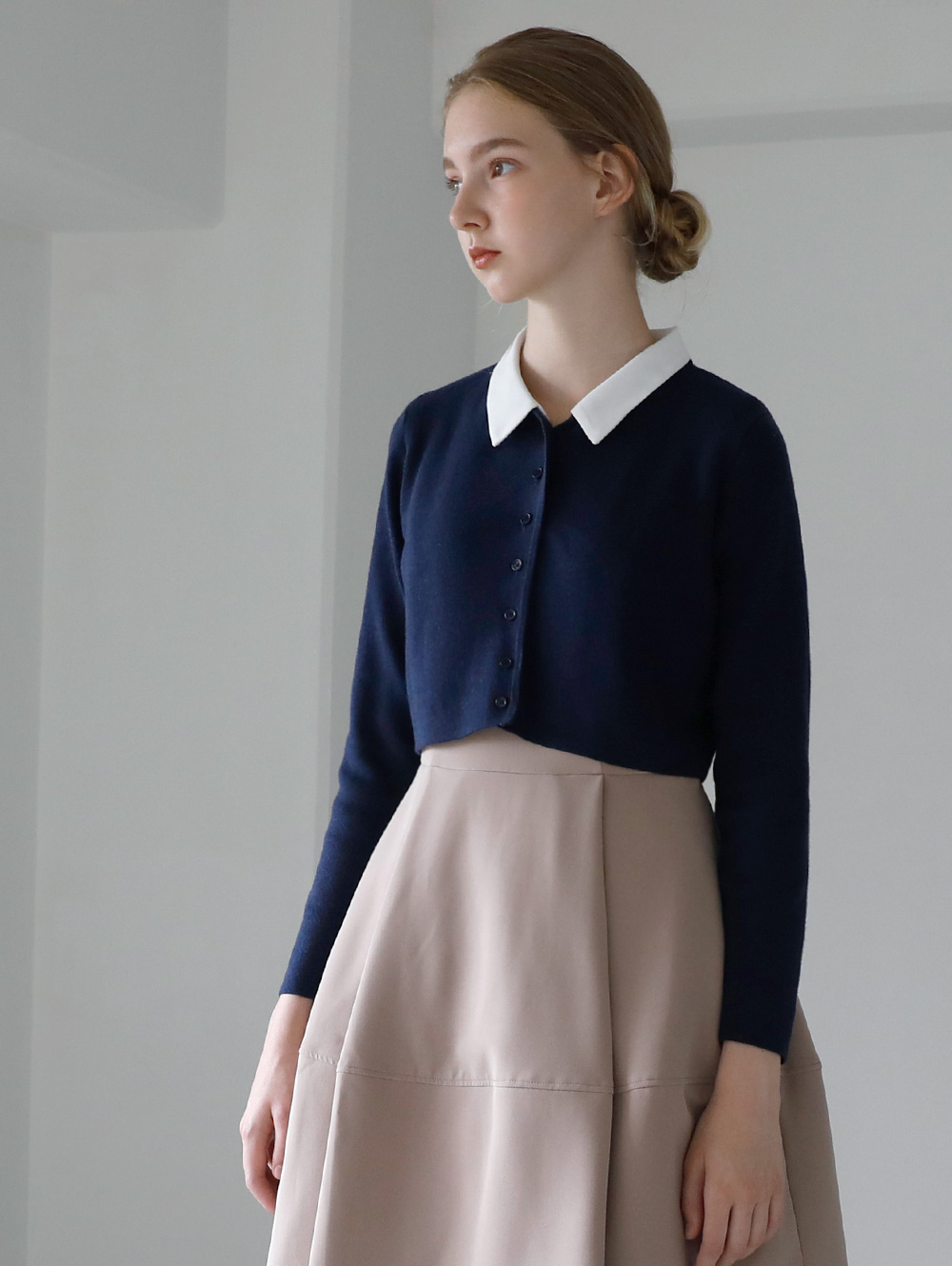 カーディガン ヴィオラ】27-i22 お色展開：ネイビー,ベージュ