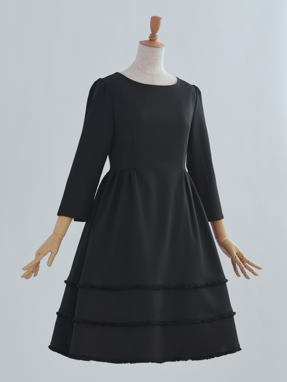 スペシャリテ【フリンジ ワンピース ダイアナ】42-a23 お色展開