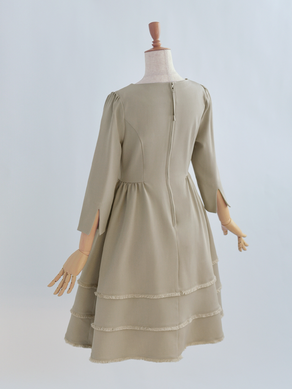 スペシャリテ【フリンジ ワンピース ダイアナ】42-a23 お色展開