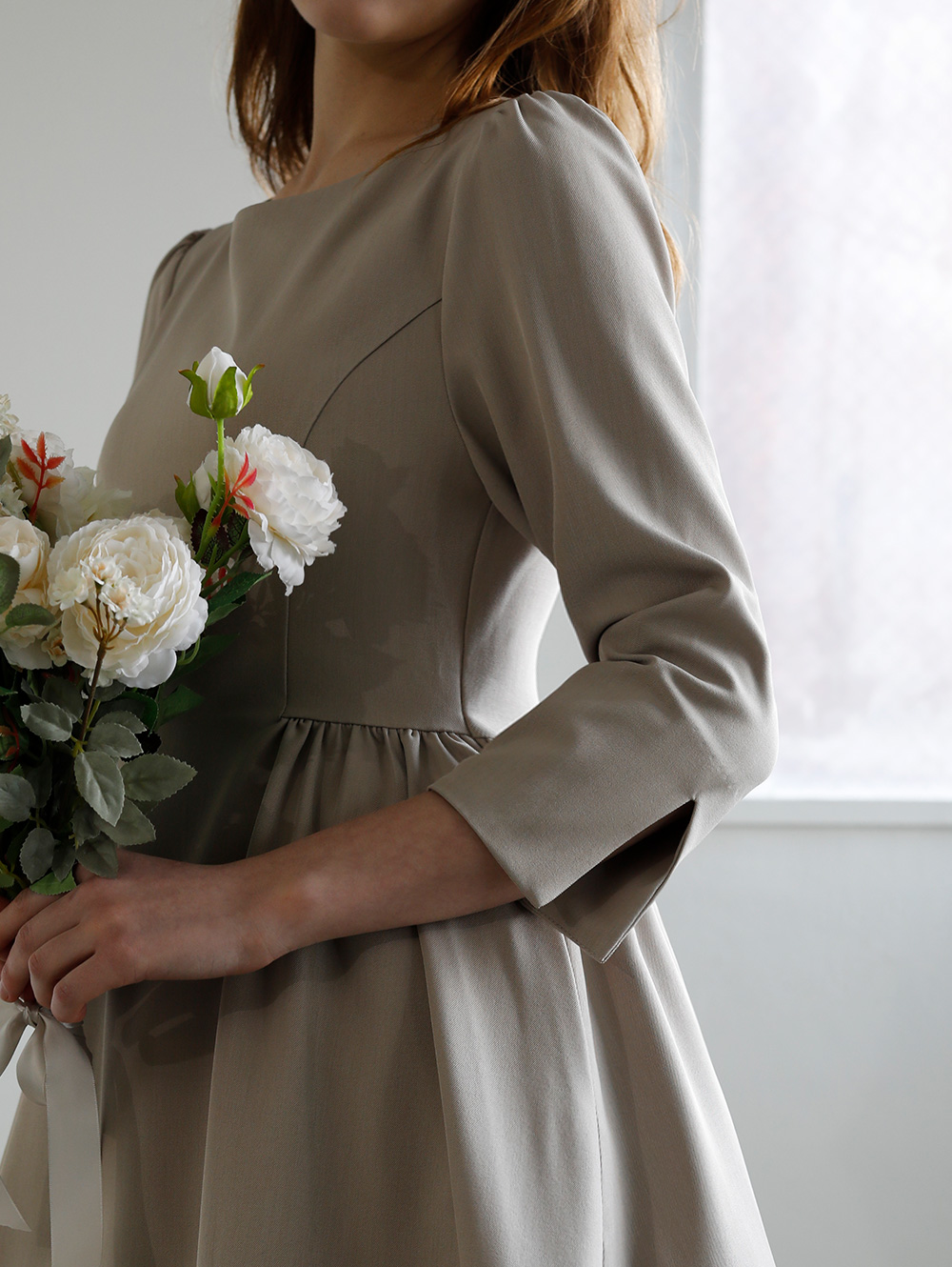 スペシャリテ【フリンジ ワンピース ダイアナ】42-a23 お色展開