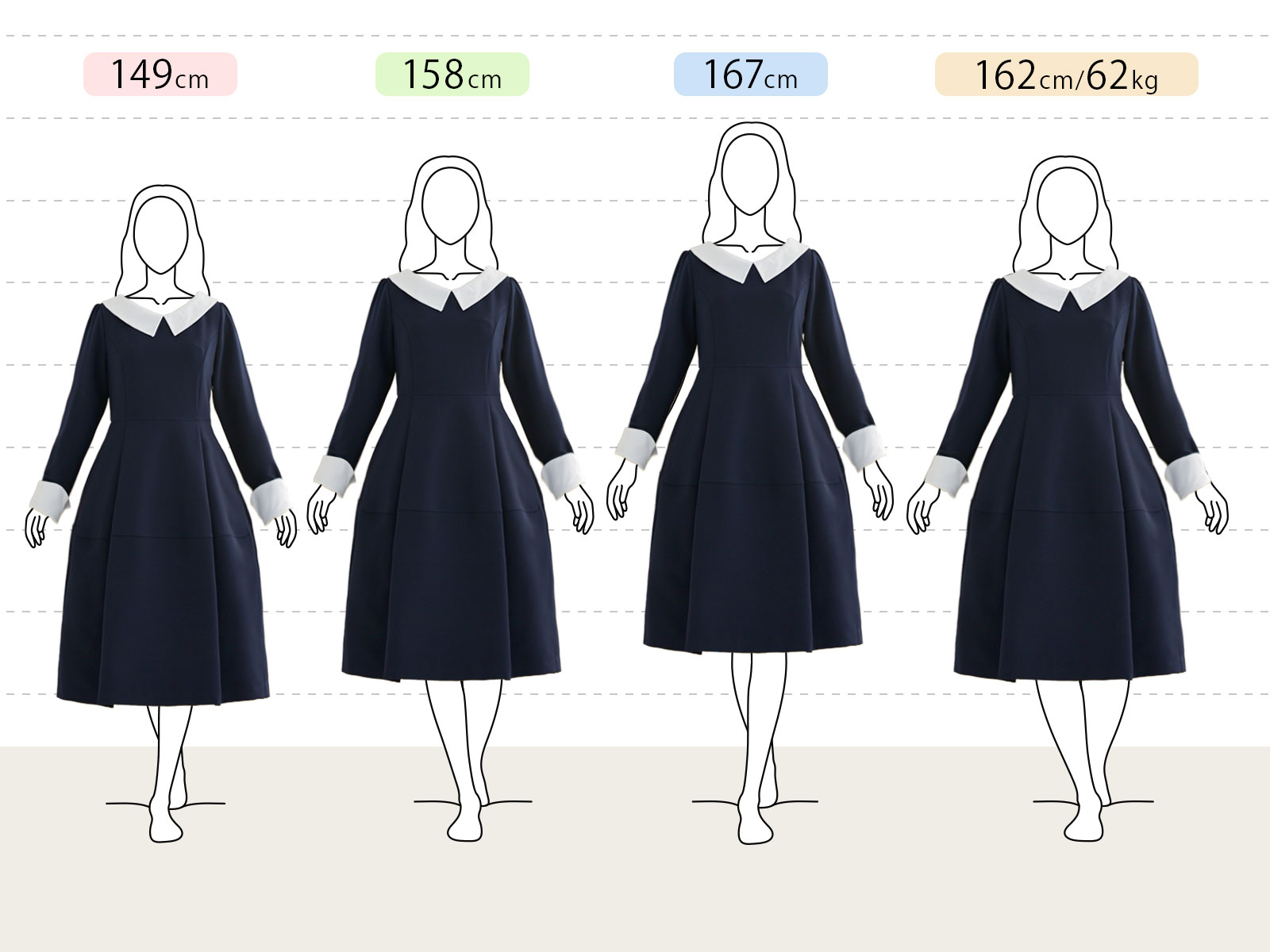 レジーナ スペシャリテ【ワンピース ナタリー】お色展開：ブラック