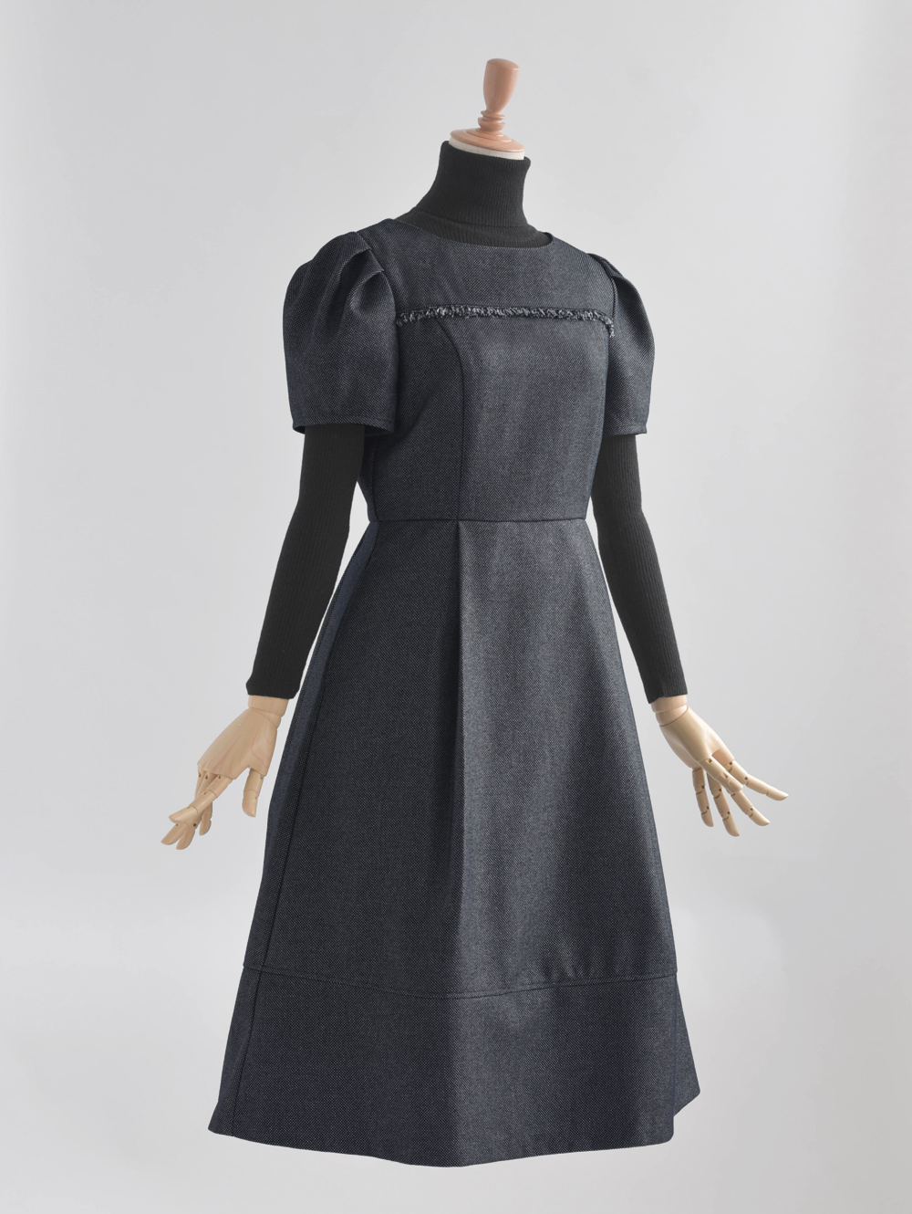 ワンピース ル・シェノン】65-a22 お色展開：ネイビー,ブラウン