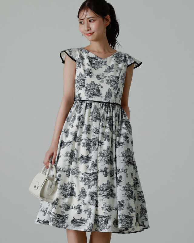 レジーナ【神戸ワンピース専門店】きれいめワンピース,普段着からフォーマルまで対応する上品ワンピース