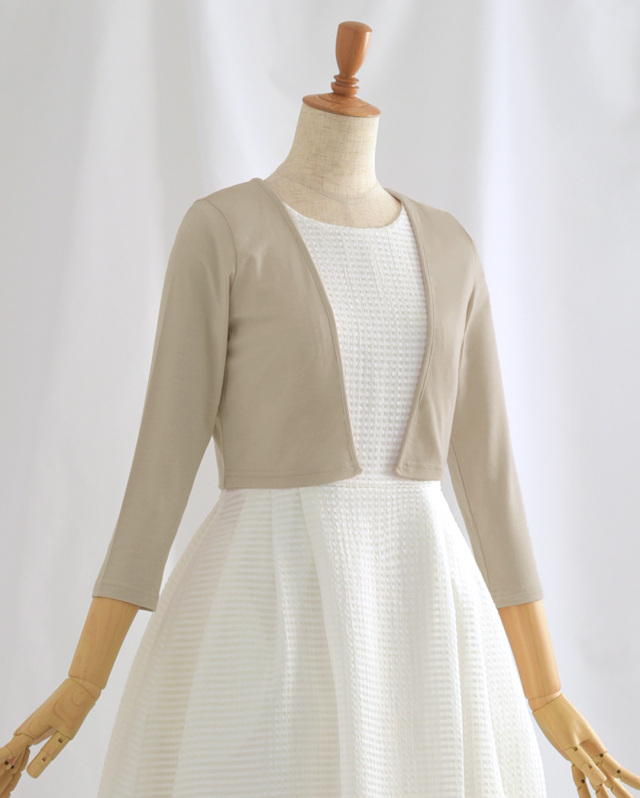 カーディガン COCO】お色展開：ホワイト,ブラック,ネイビー,ベージュ  