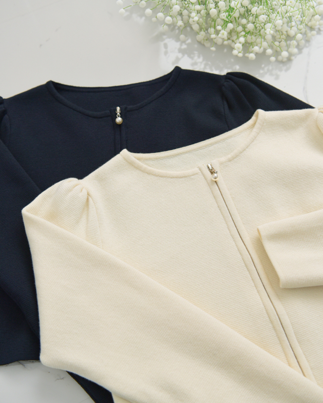 きれいめショート丈カーディガン